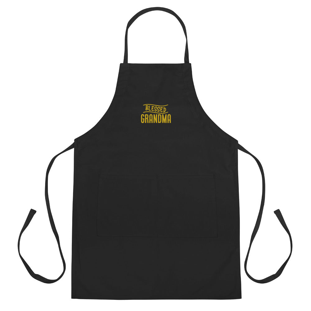 Blessed Grandma Embroidered Apron