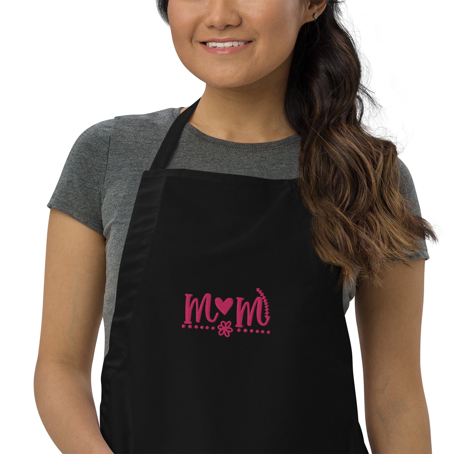 Mom Embroidered Apron