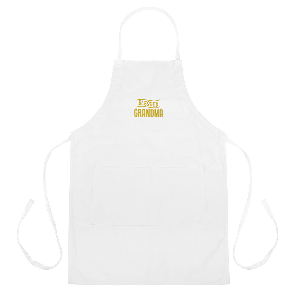 Blessed Grandma Embroidered Apron