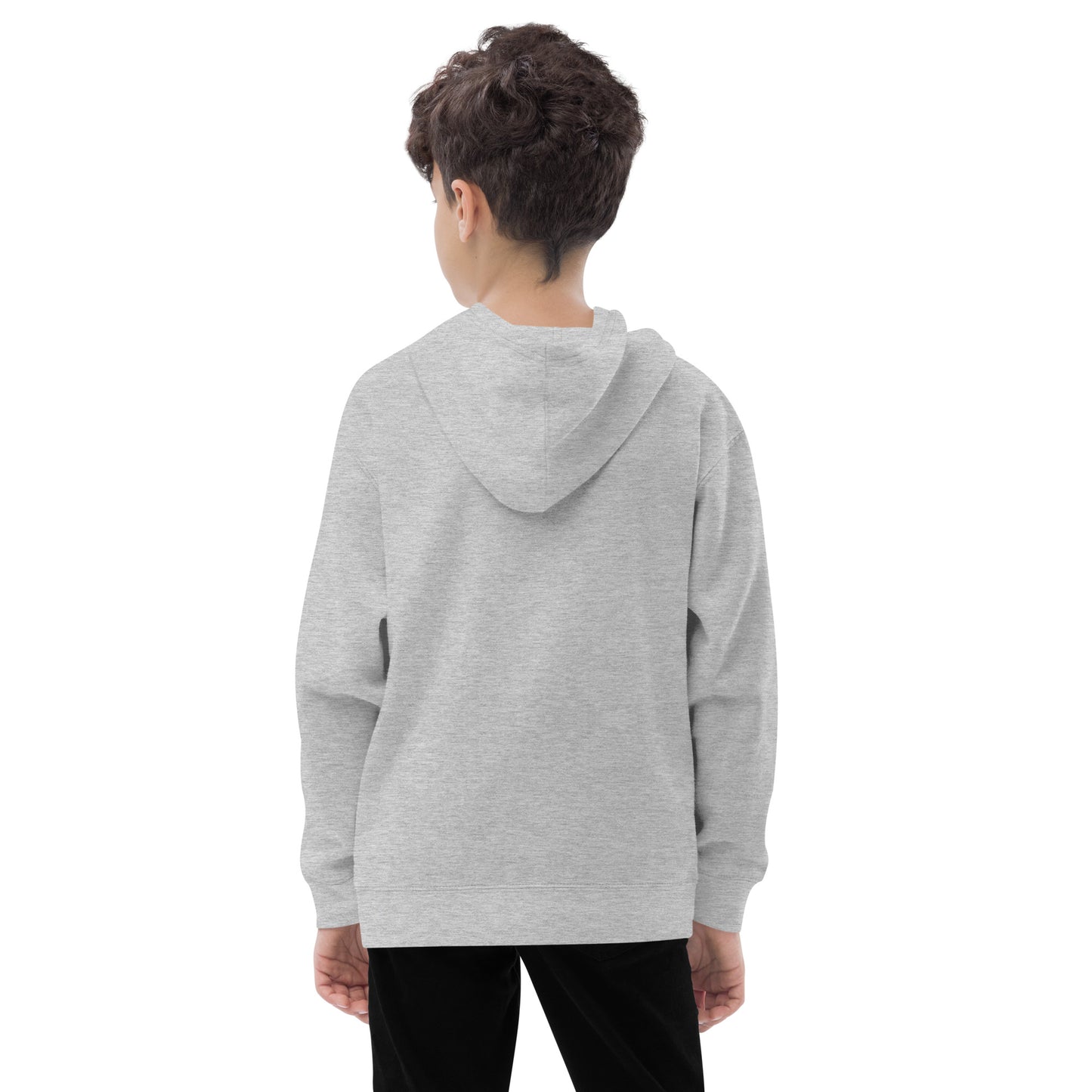 Smiling Cat Kids Fleece Hoodie