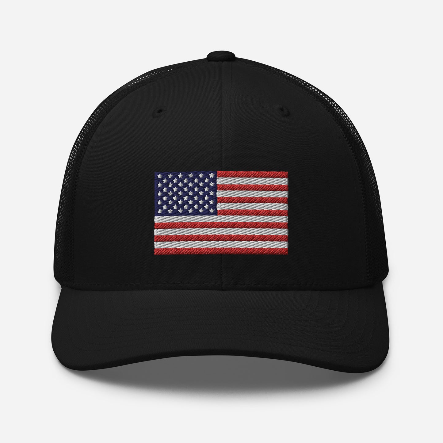 American Flag Patriotic Trucker Cap