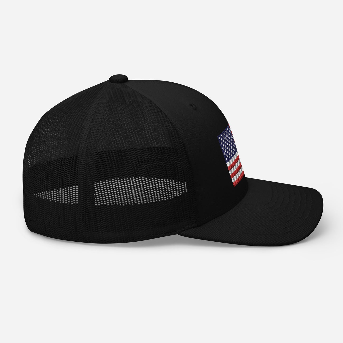 American Flag Patriotic Trucker Cap
