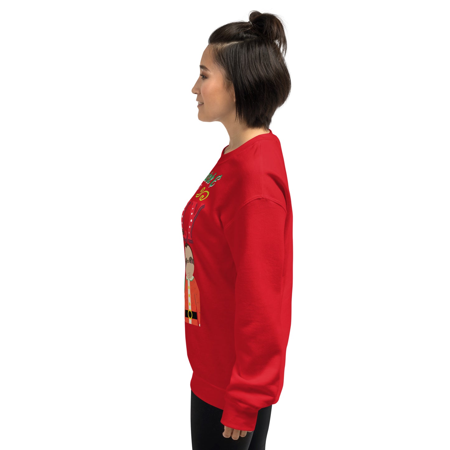 Eat, Drink & Be Jolly Ugly Christmas Unisex Sweatshirt