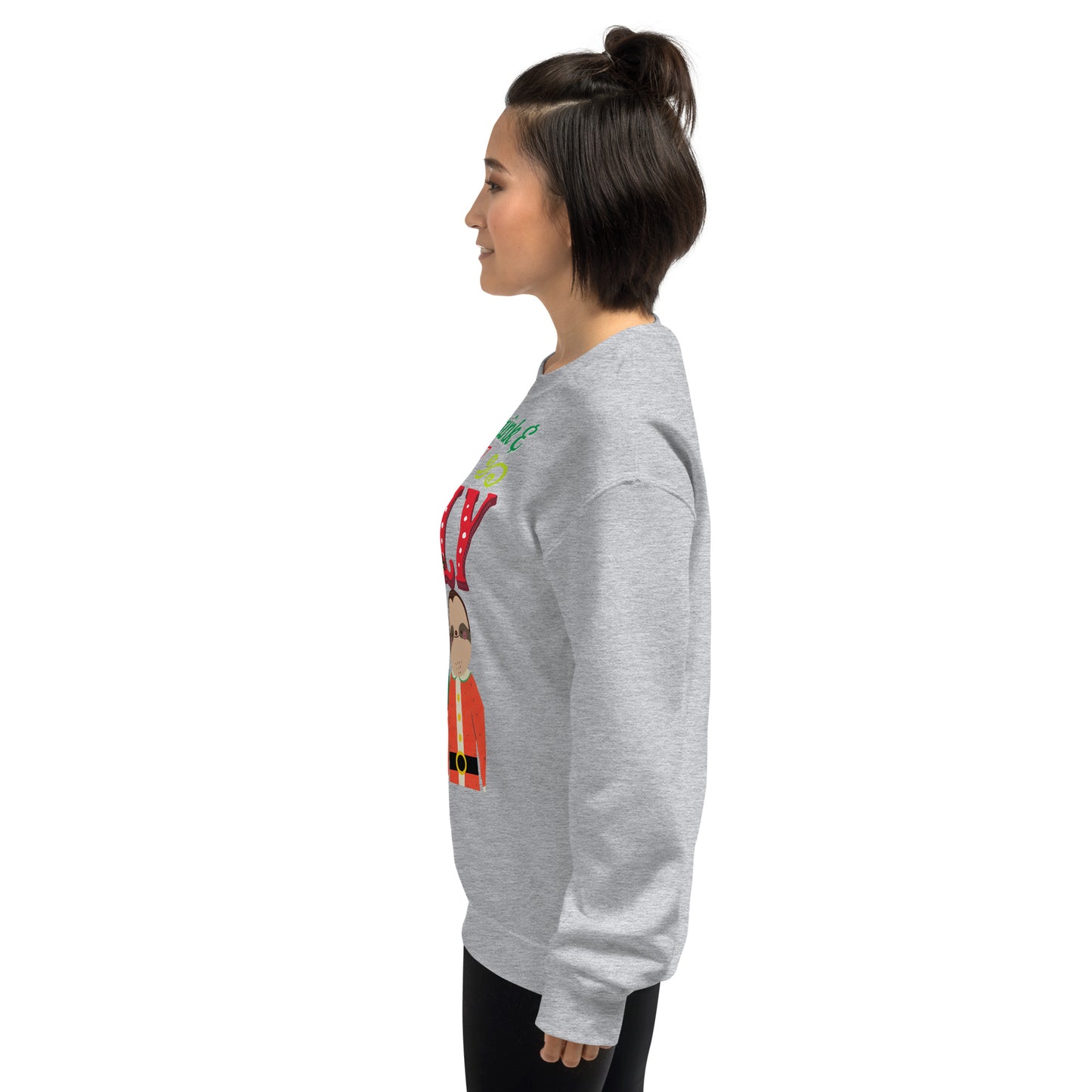 Eat, Drink & Be Jolly Ugly Christmas Unisex Sweatshirt