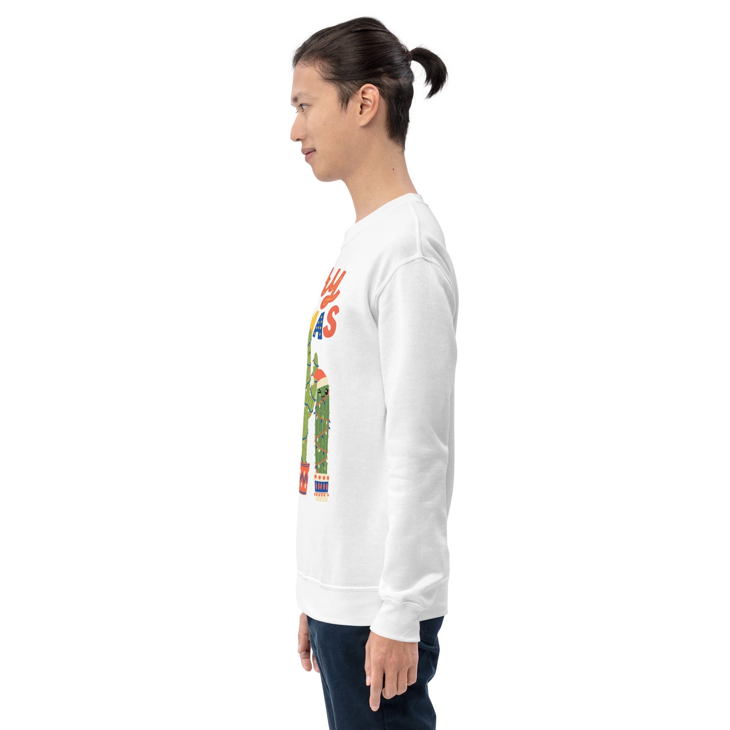Merry Christmas Cactus Ugly Sweatshirt