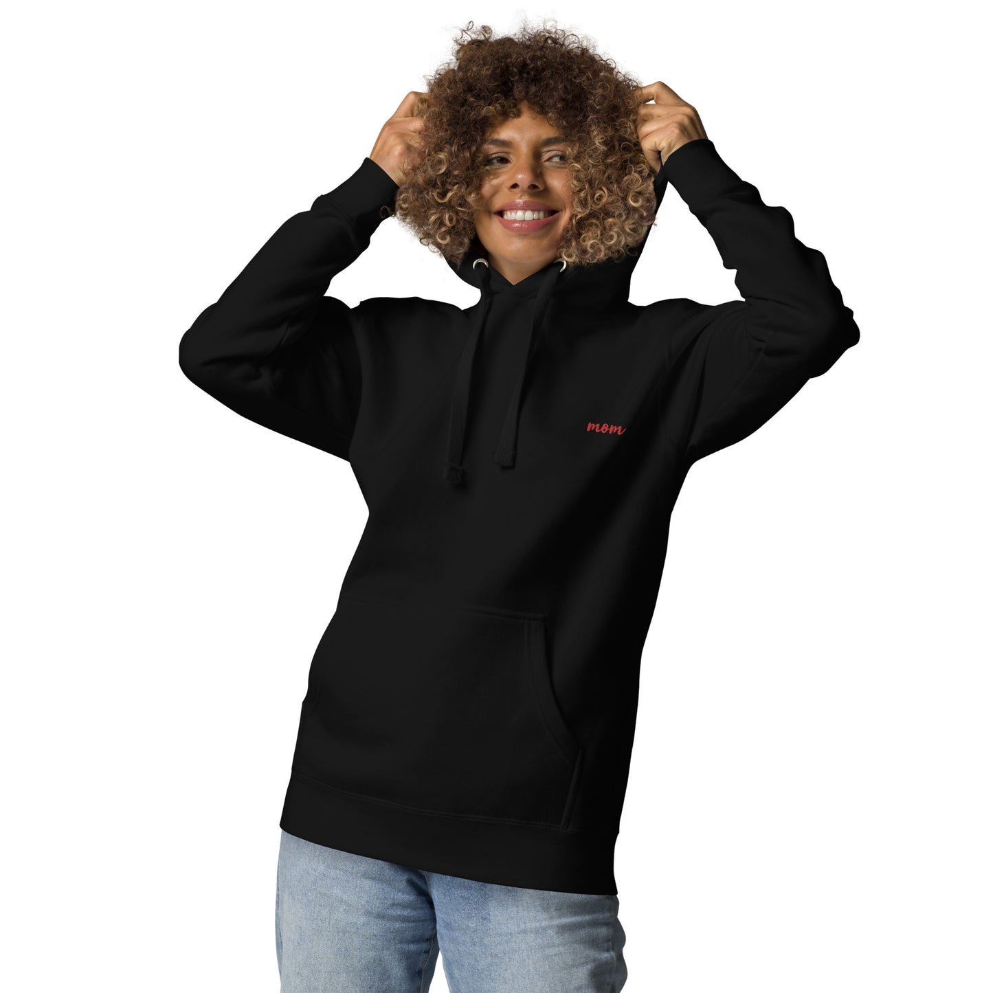 Mom Embroidered Hoodie