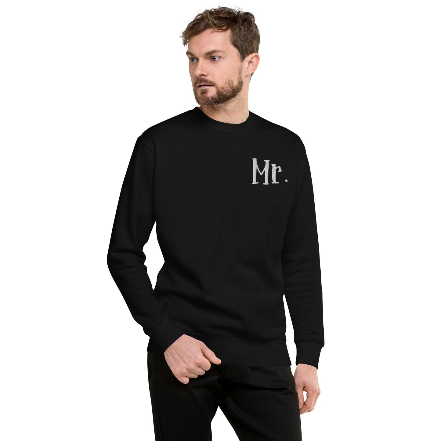 Mr. and Mrs. Couple Fleece Sweatshirt