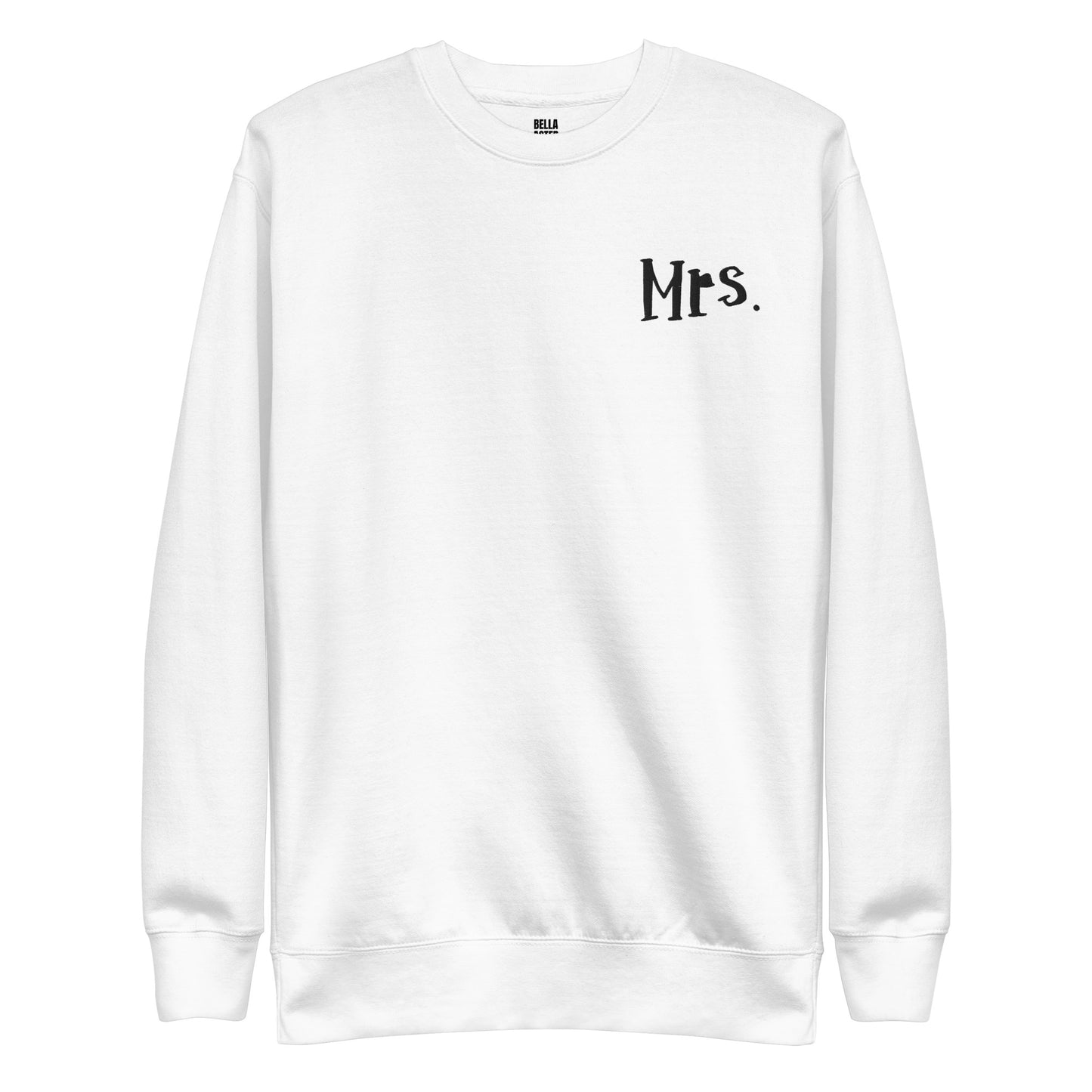 Mr. and Mrs. Couple Fleece Sweatshirt