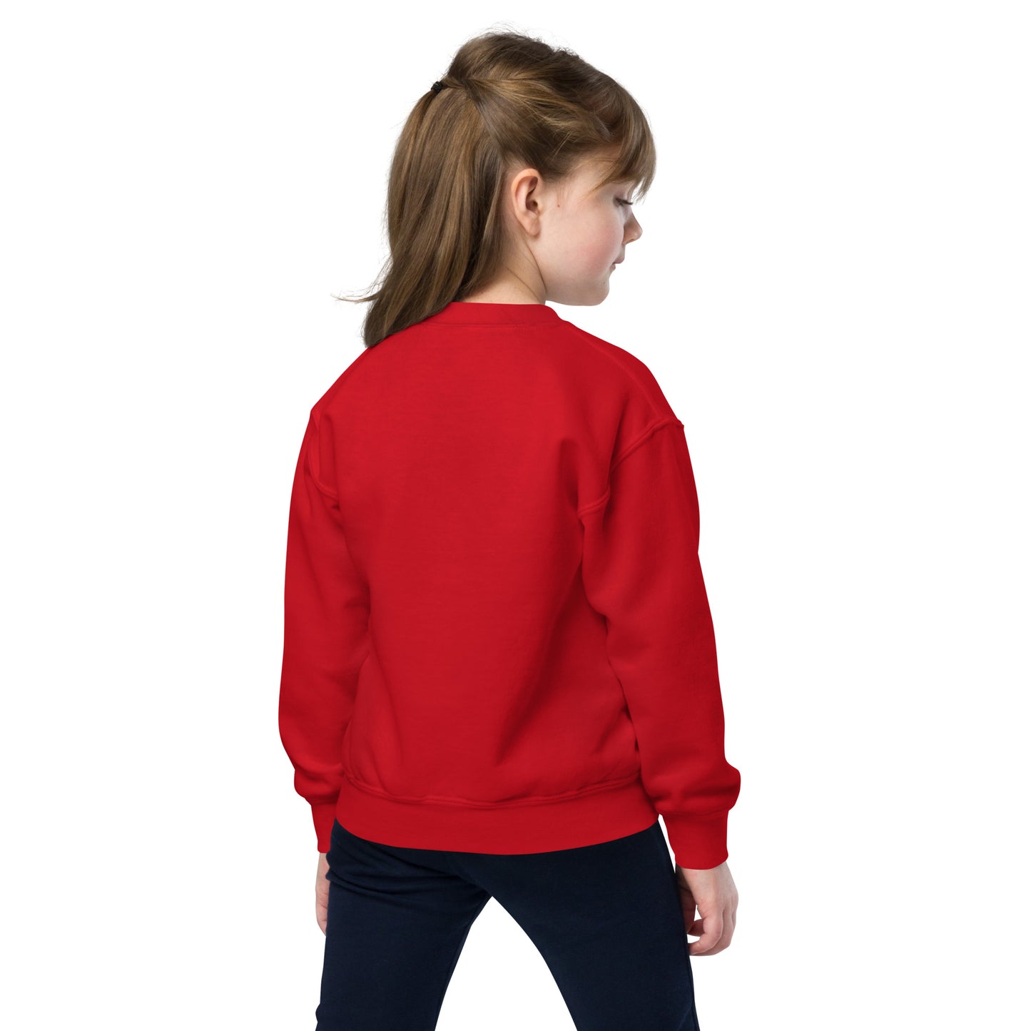 Smiling Cat Youth Crewneck Sweatshirt
