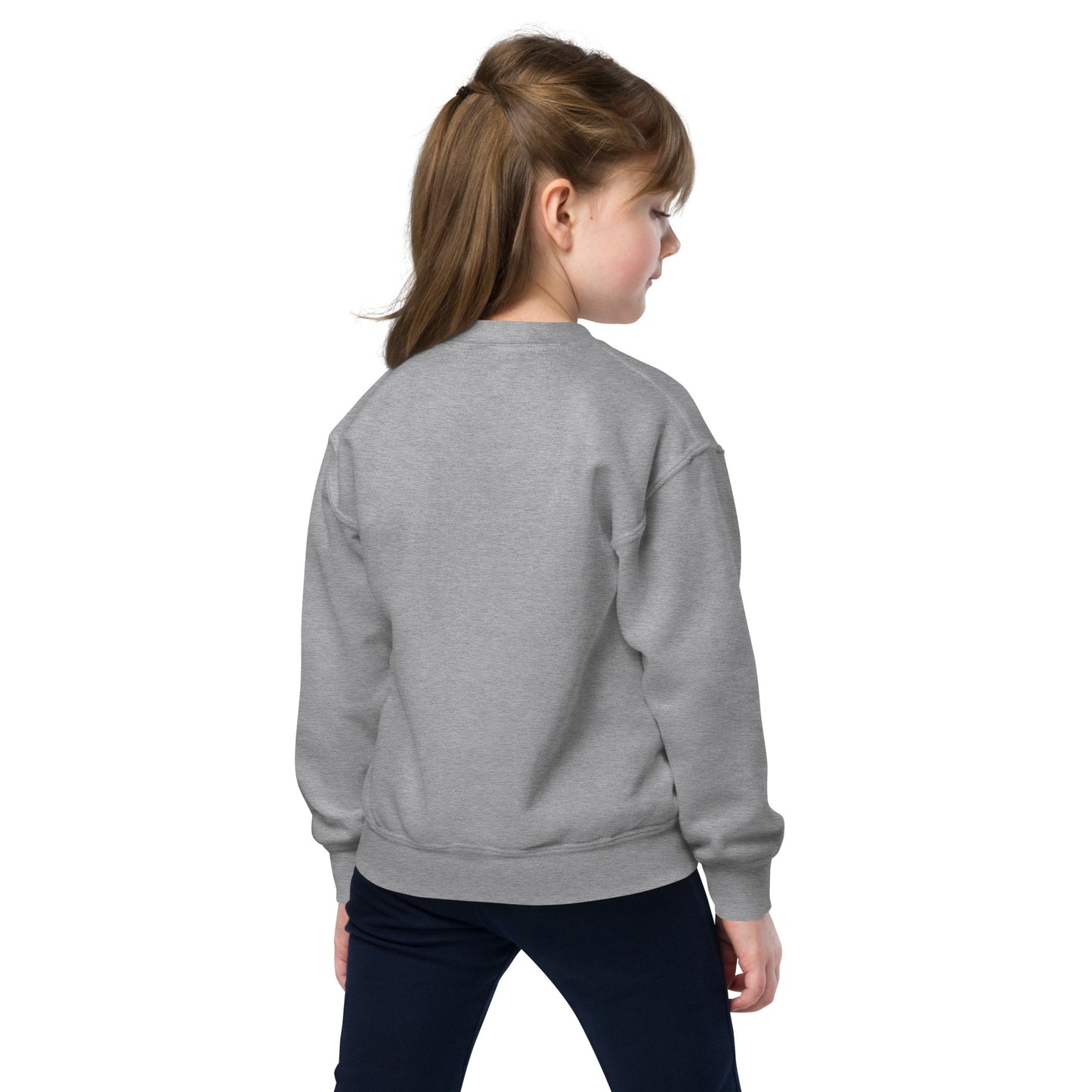 Smiling Cat Youth Crewneck Sweatshirt