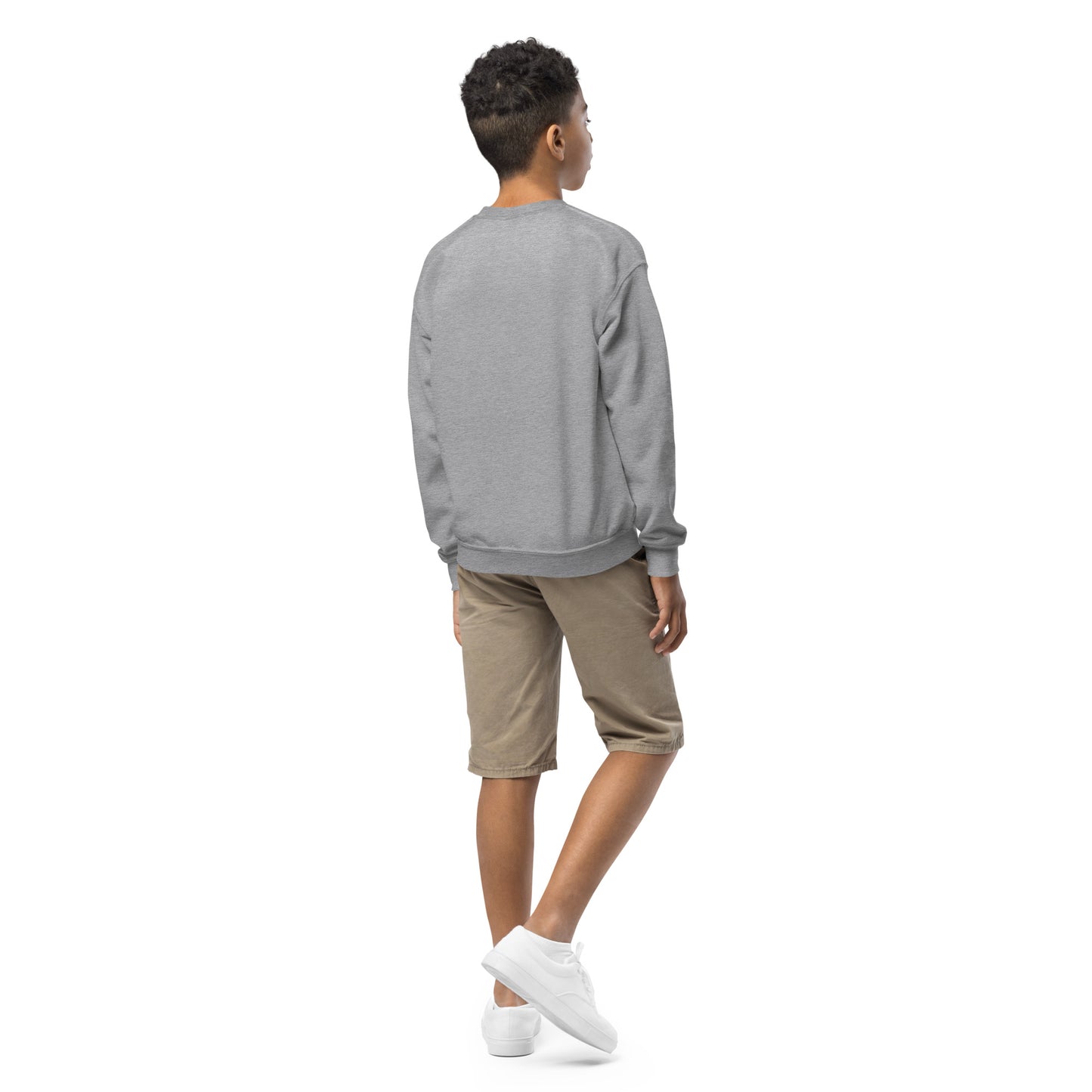 Smiling Cat Youth Crewneck Sweatshirt
