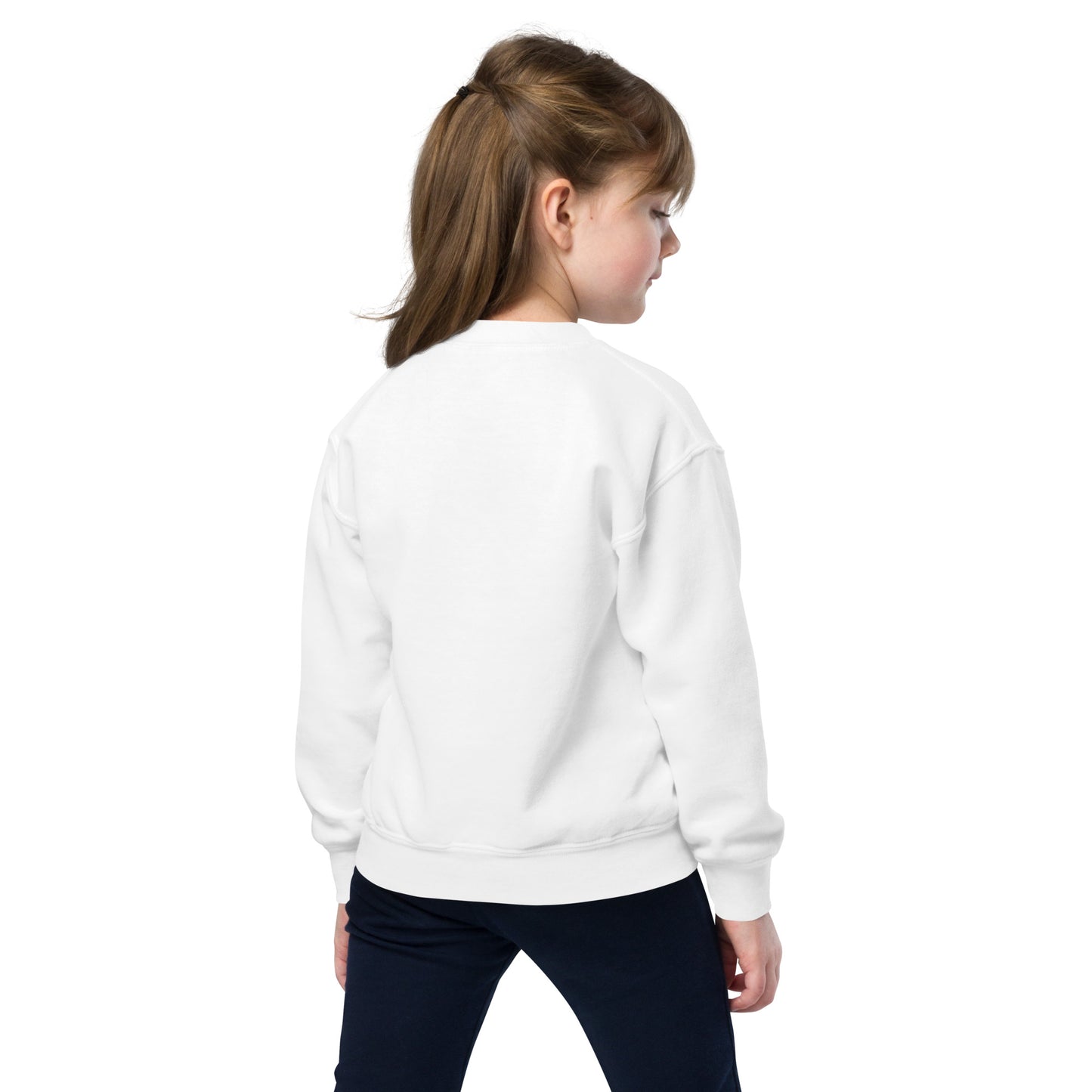 Smiling Cat Youth Crewneck Sweatshirt