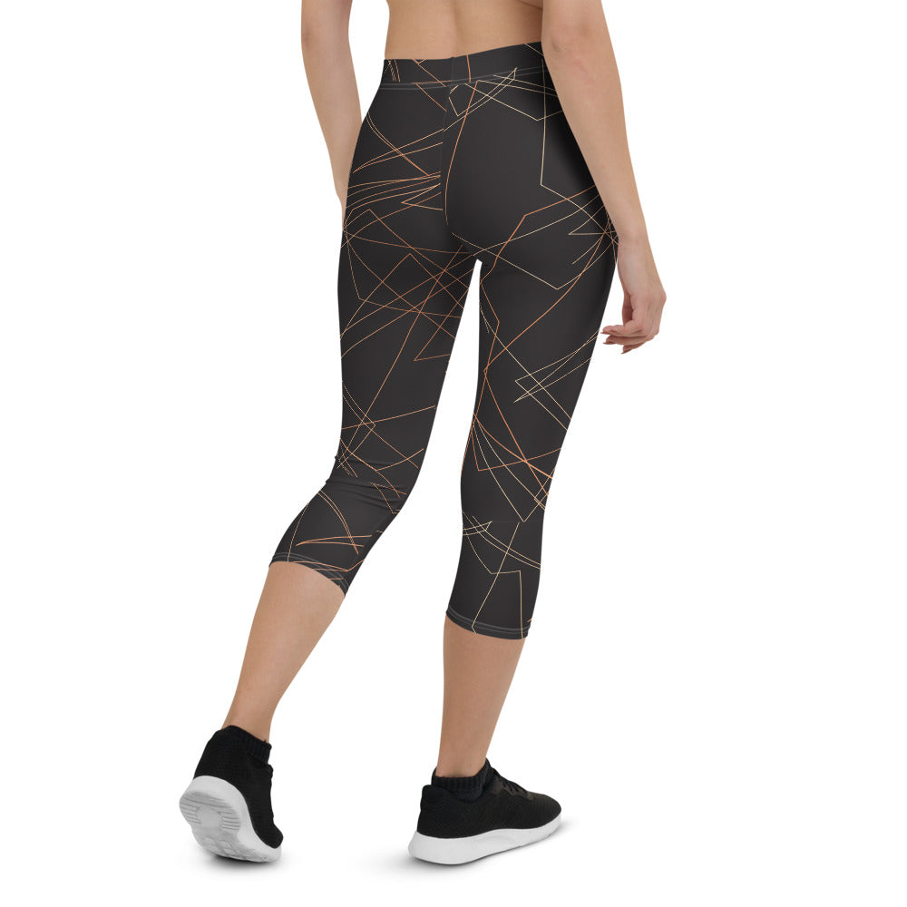 Dark Brown Capri Leggings