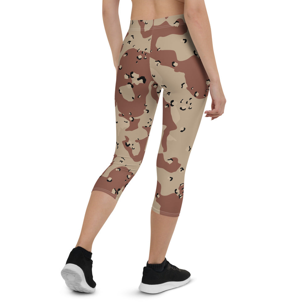 Sand Camo Capri Leggings - Bloom Seventy Seven