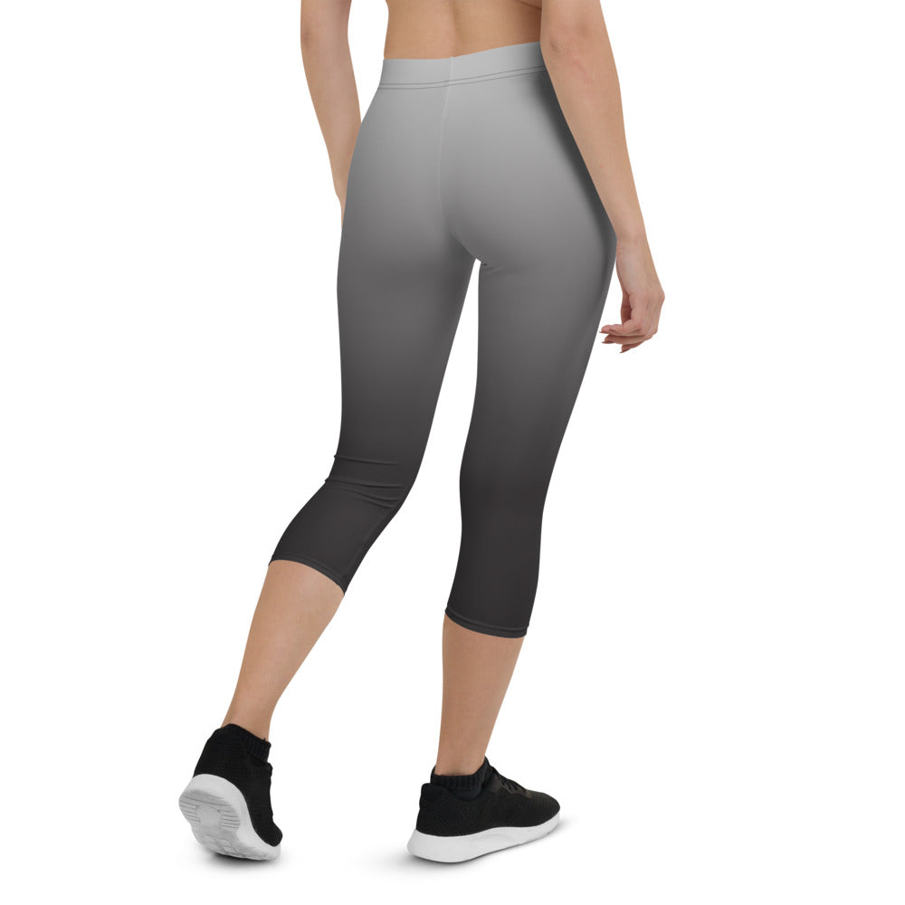 Black Ombre Capri Leggings - Bloom Seventy Seven