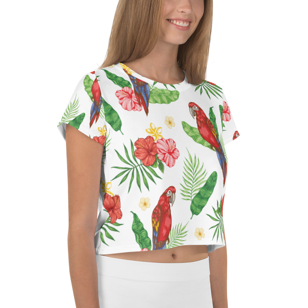 Parrots Crop Tee