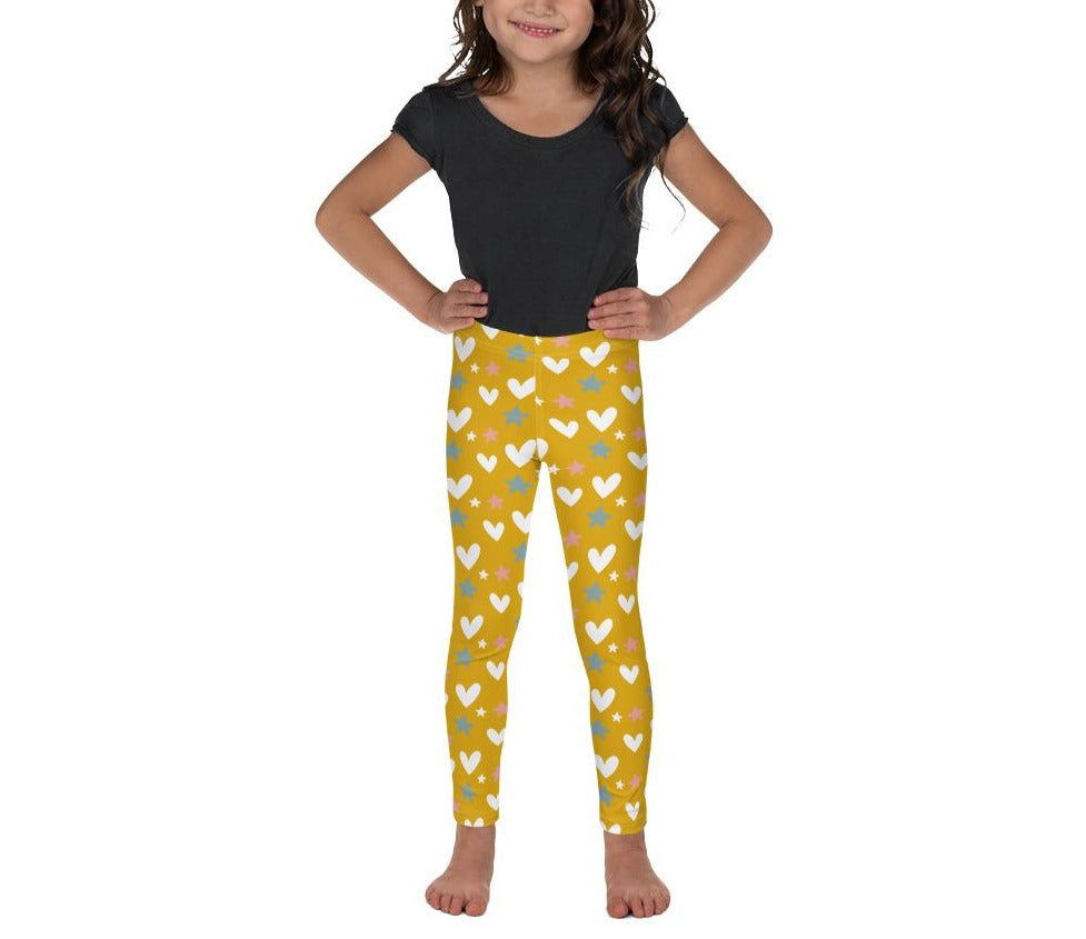 Cute Girl's Hearts Leggings