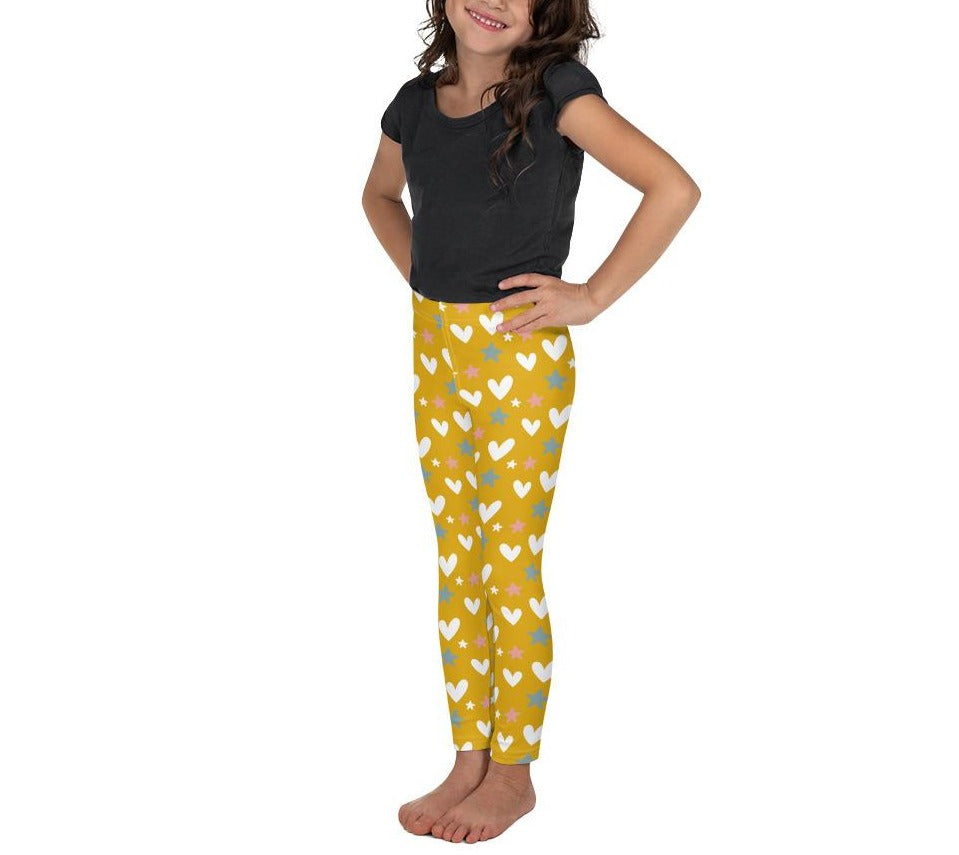 Cute Girl's Hearts Leggings