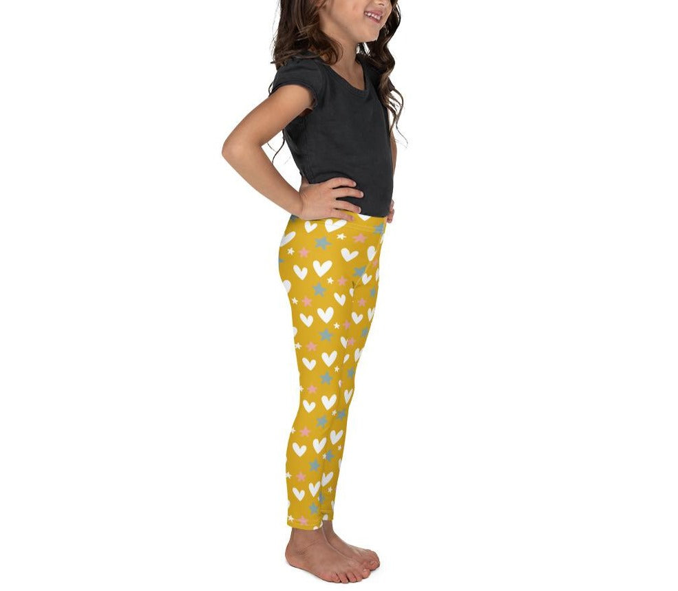 Cute Girl's Hearts Leggings