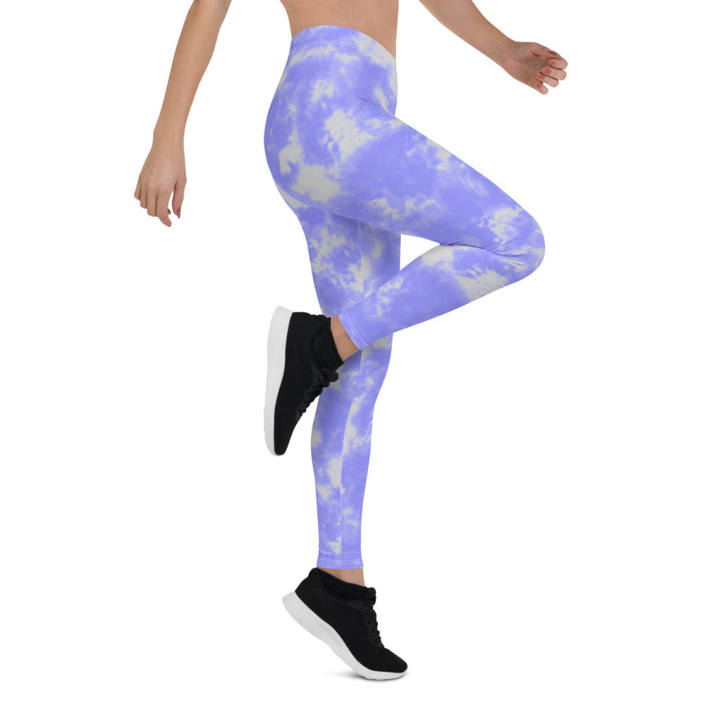 Lilac Tie Dye Print Leggings