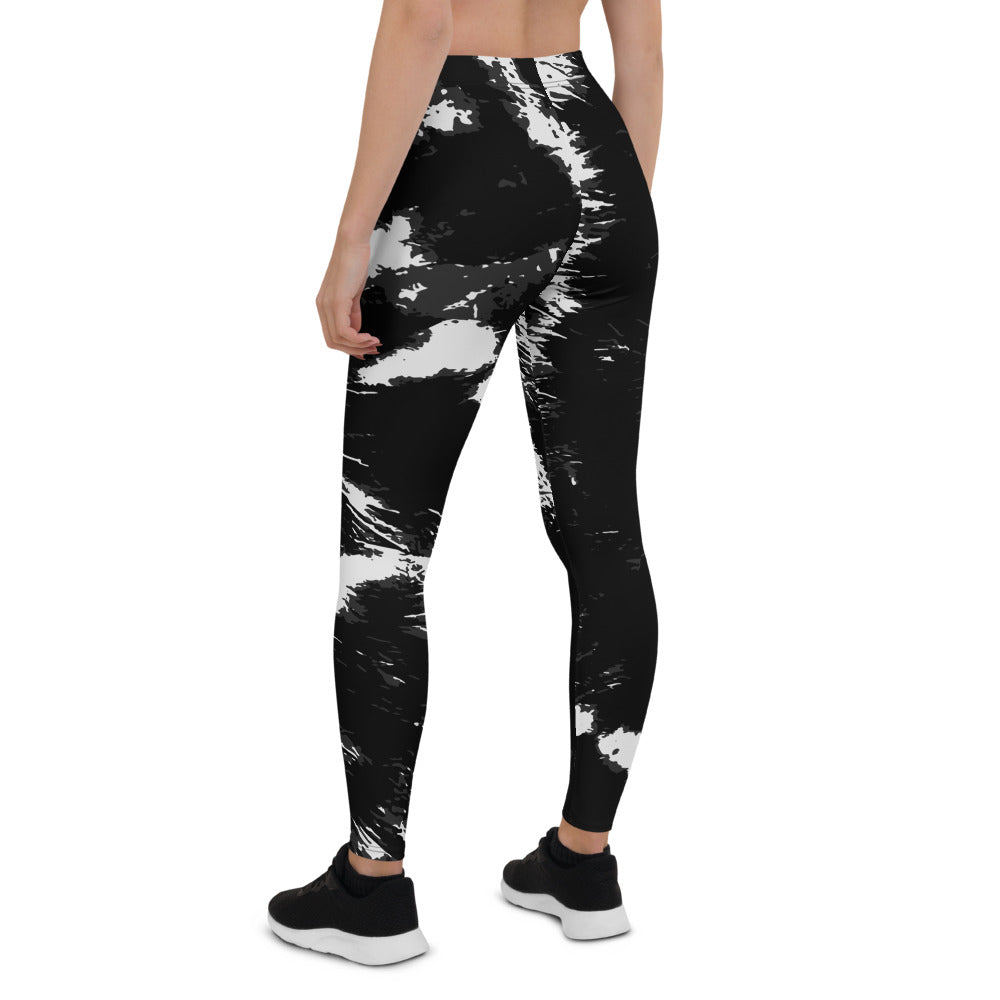 Black Tie Dye Leggings