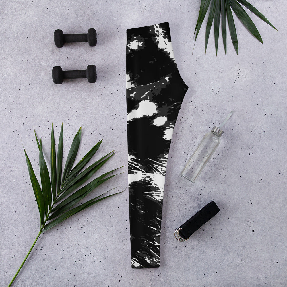 Black Tie Dye Leggings