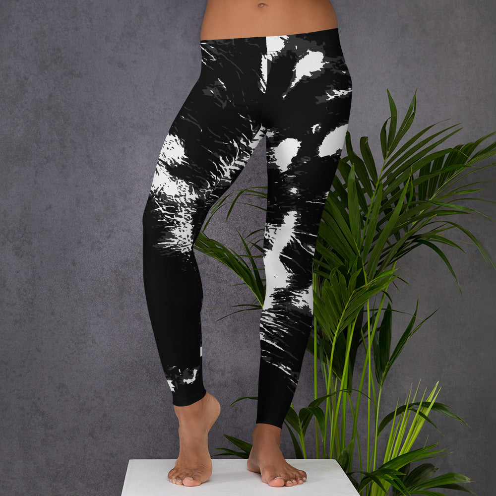 Black Tie Dye Leggings
