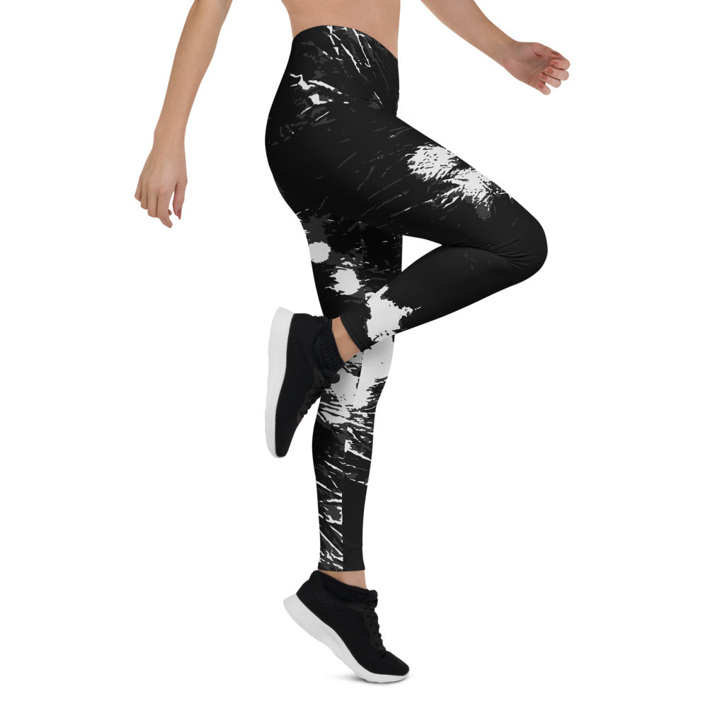 Black Tie Dye Leggings