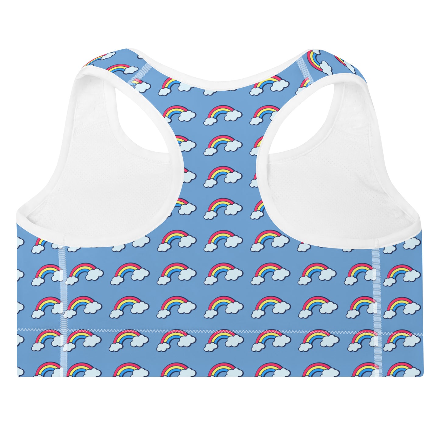 Rainbow Padded Sports Bra
