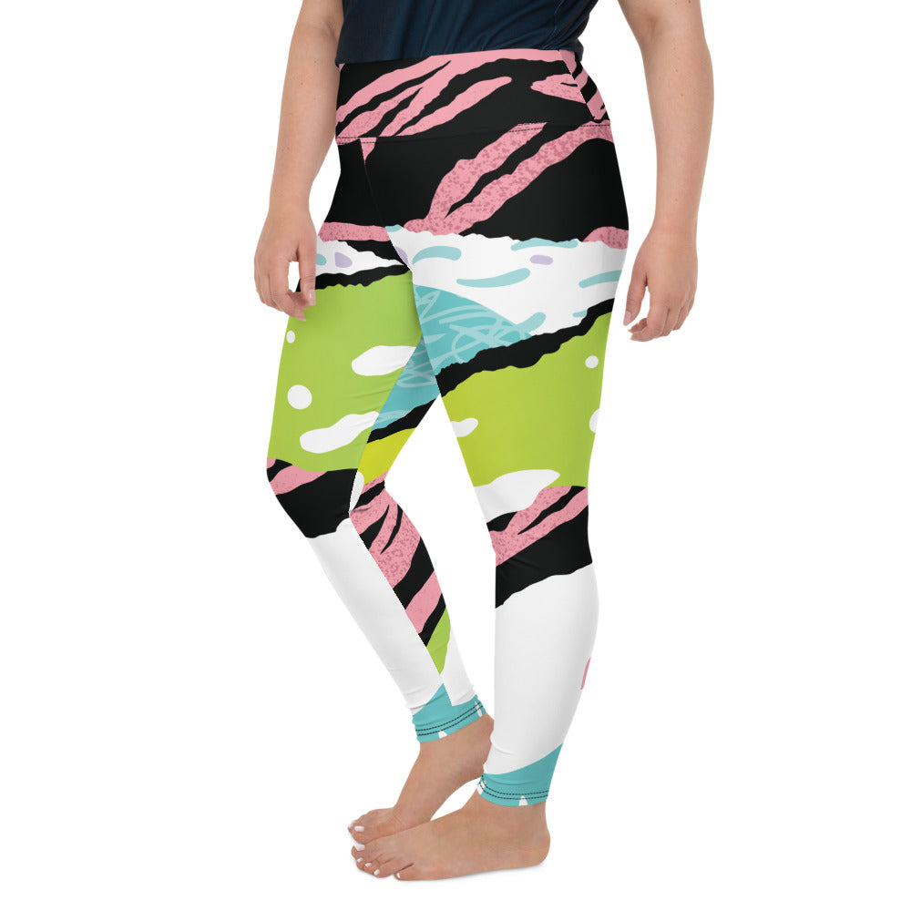 Animal Modern Print Plus Size Leggings