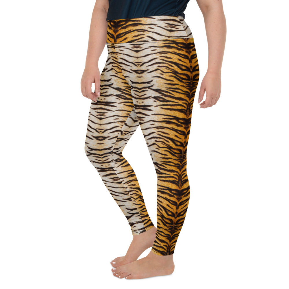 Tiger Print Plus Size Leggings