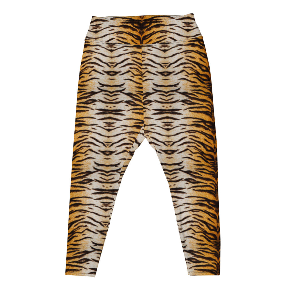 Tiger Print Plus Size Leggings