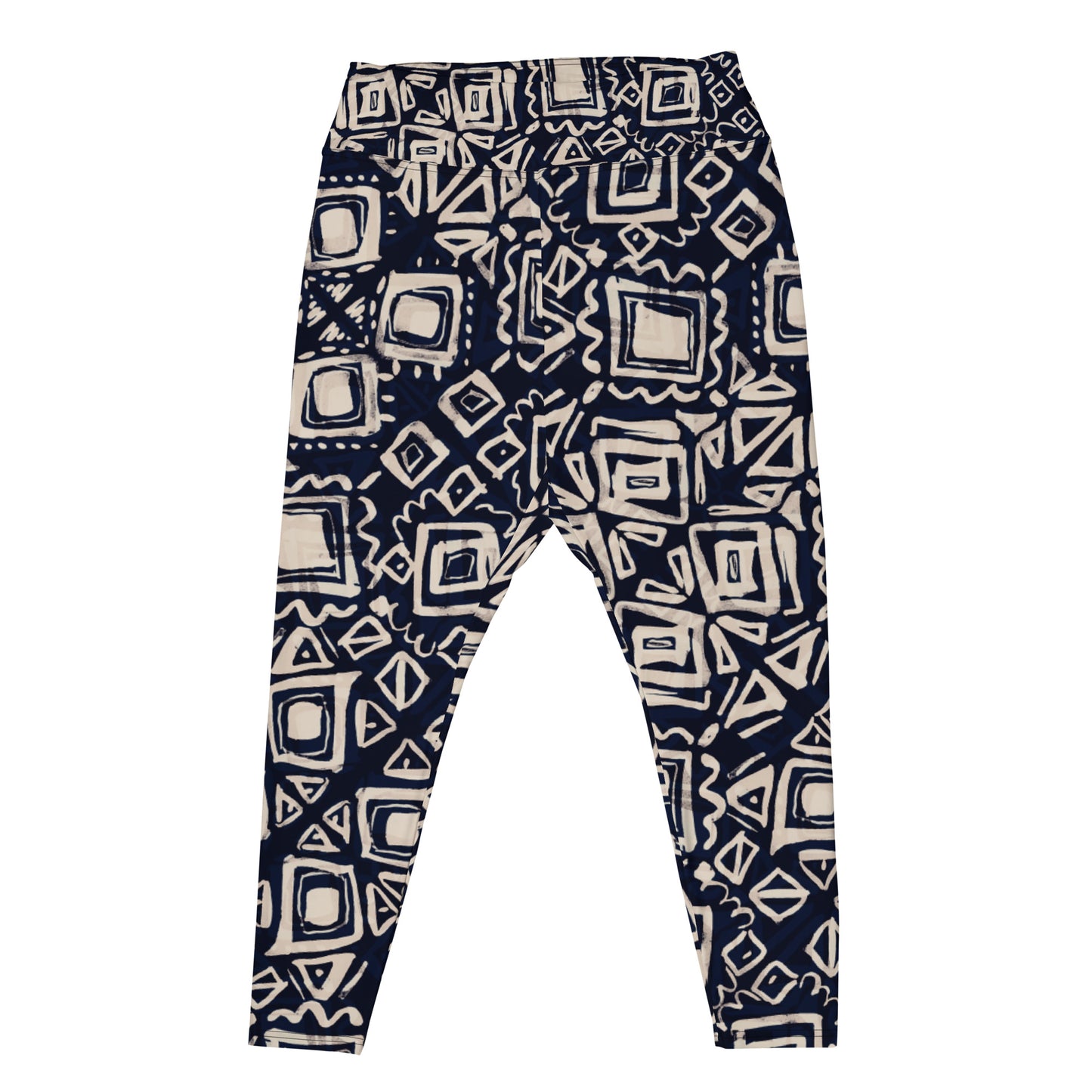 Tribal Geo All-Over Print Plus Size Leggings