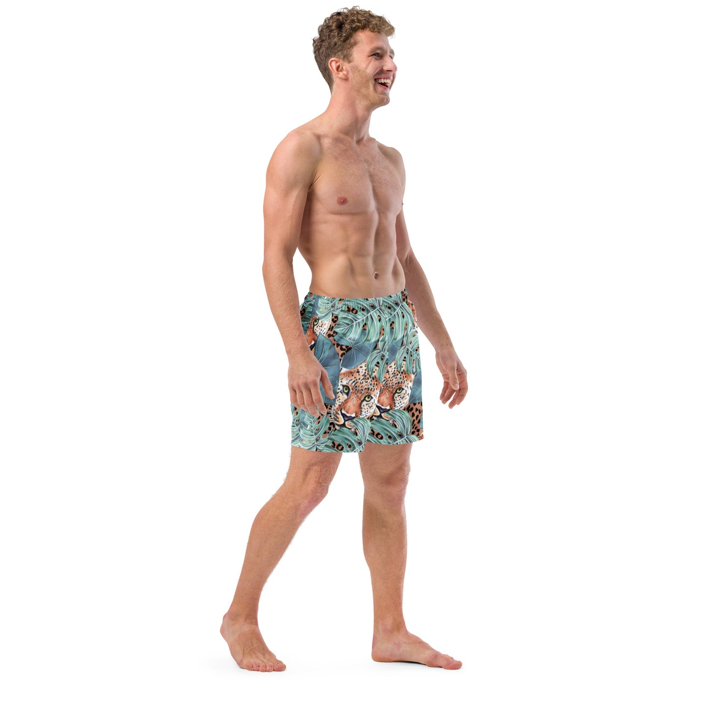 Leopard Men's Swim Trunks