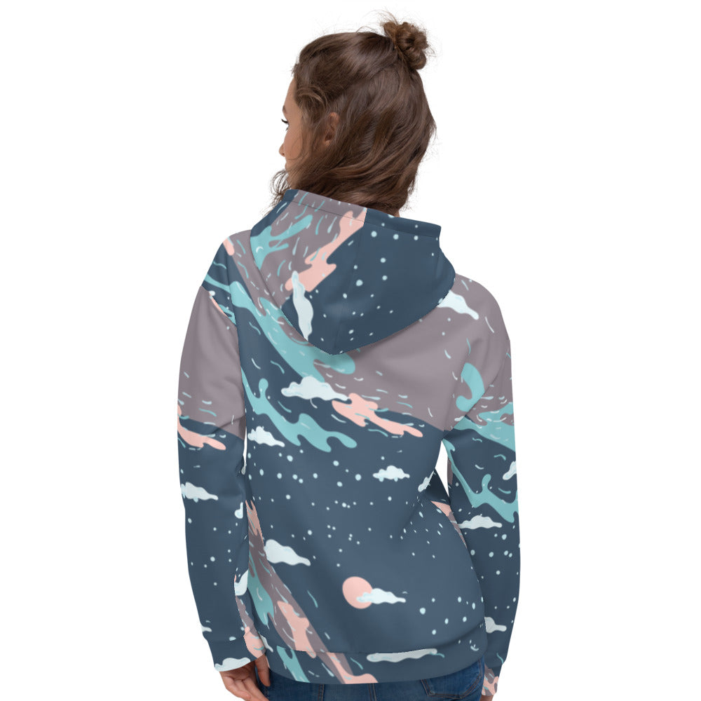 Winter Print Unisex Hoodie