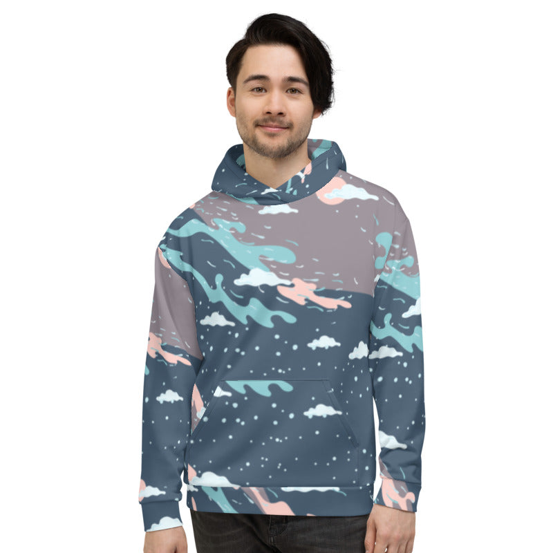 Winter Print Unisex Hoodie