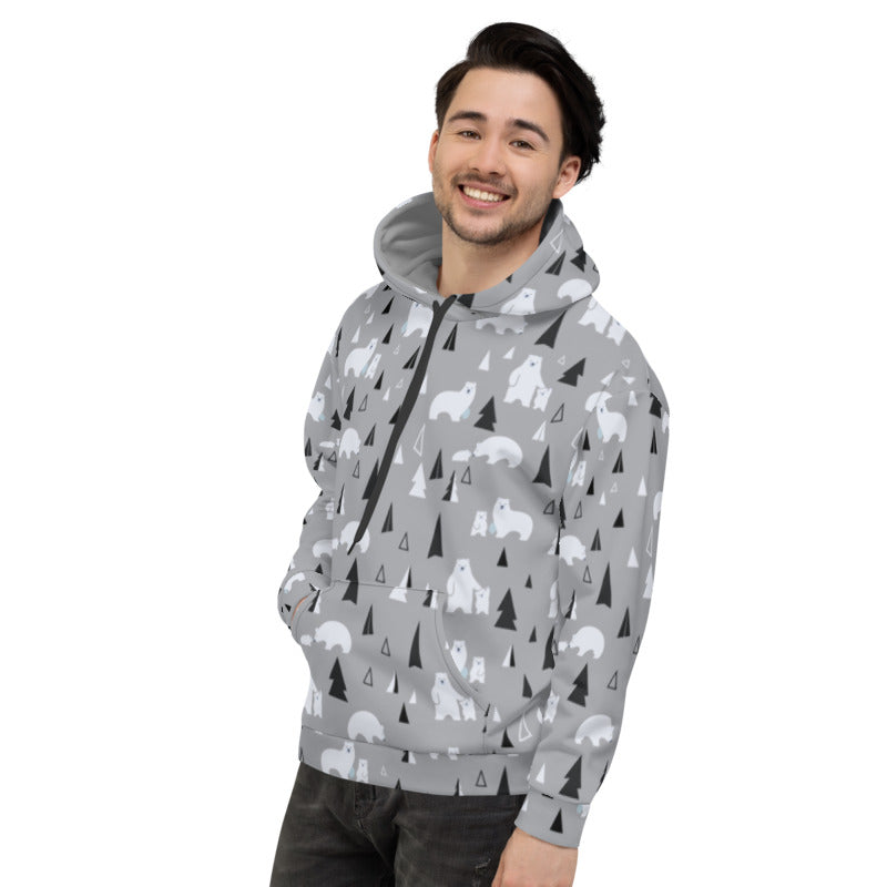 Polar Bear Pullover Hoodie