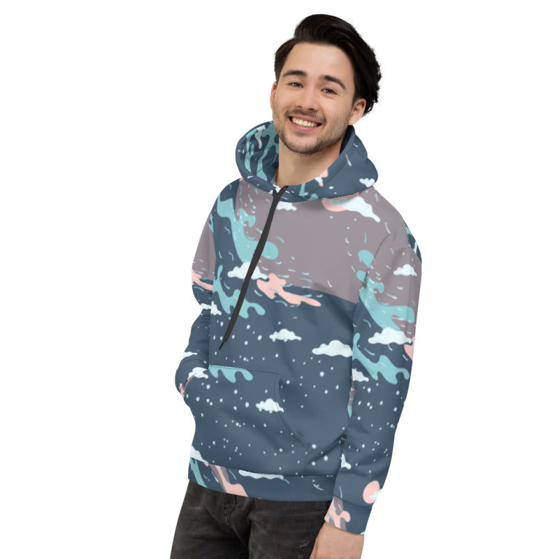 Winter Print Unisex Hoodie