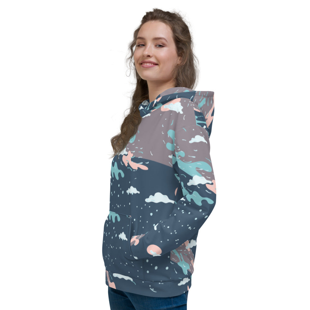 Winter Print Unisex Hoodie