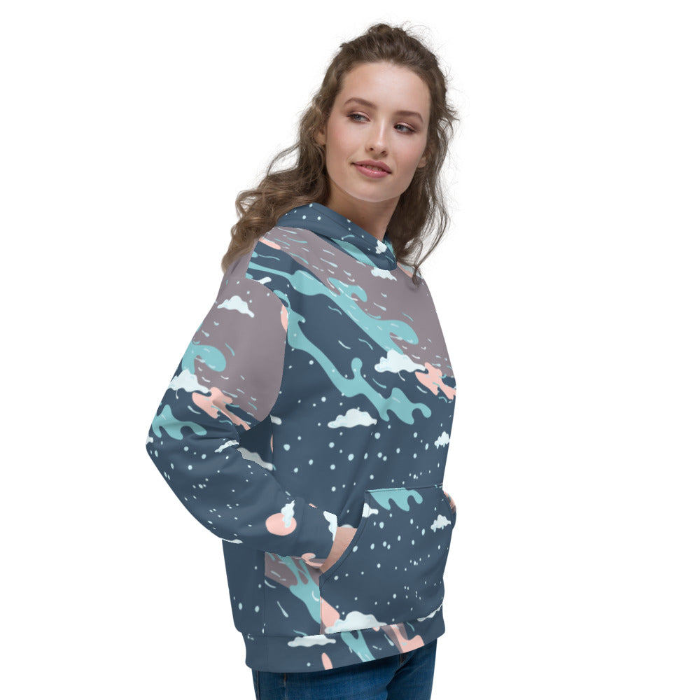 Winter Print Unisex Hoodie