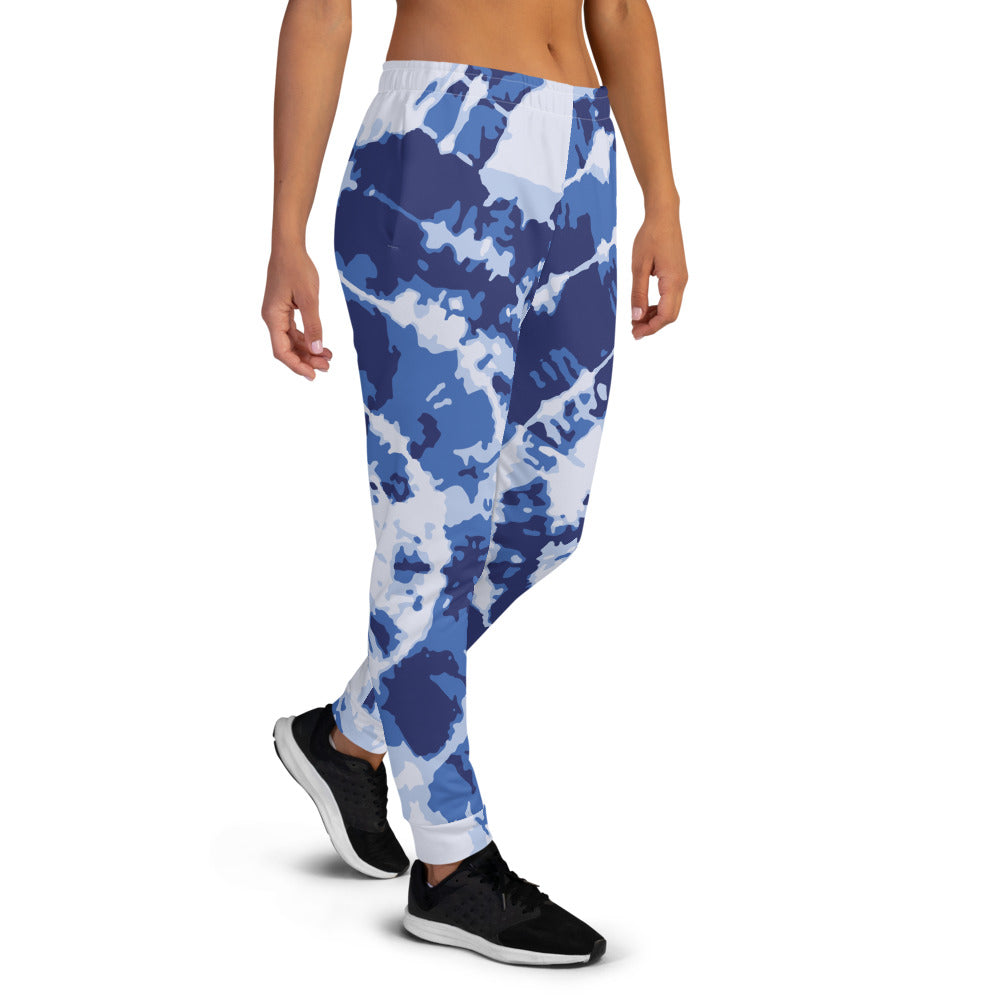 Navy Blue Tie Dye Joggers