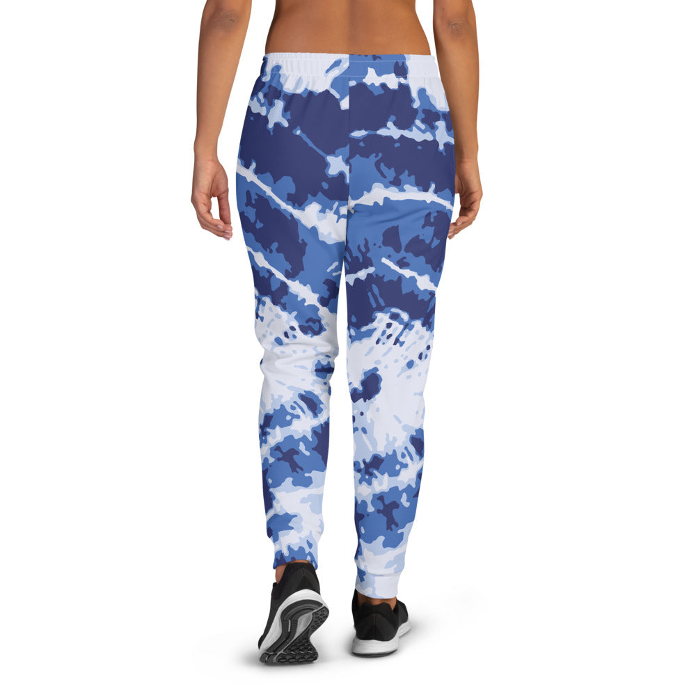 Navy Blue Tie Dye Joggers