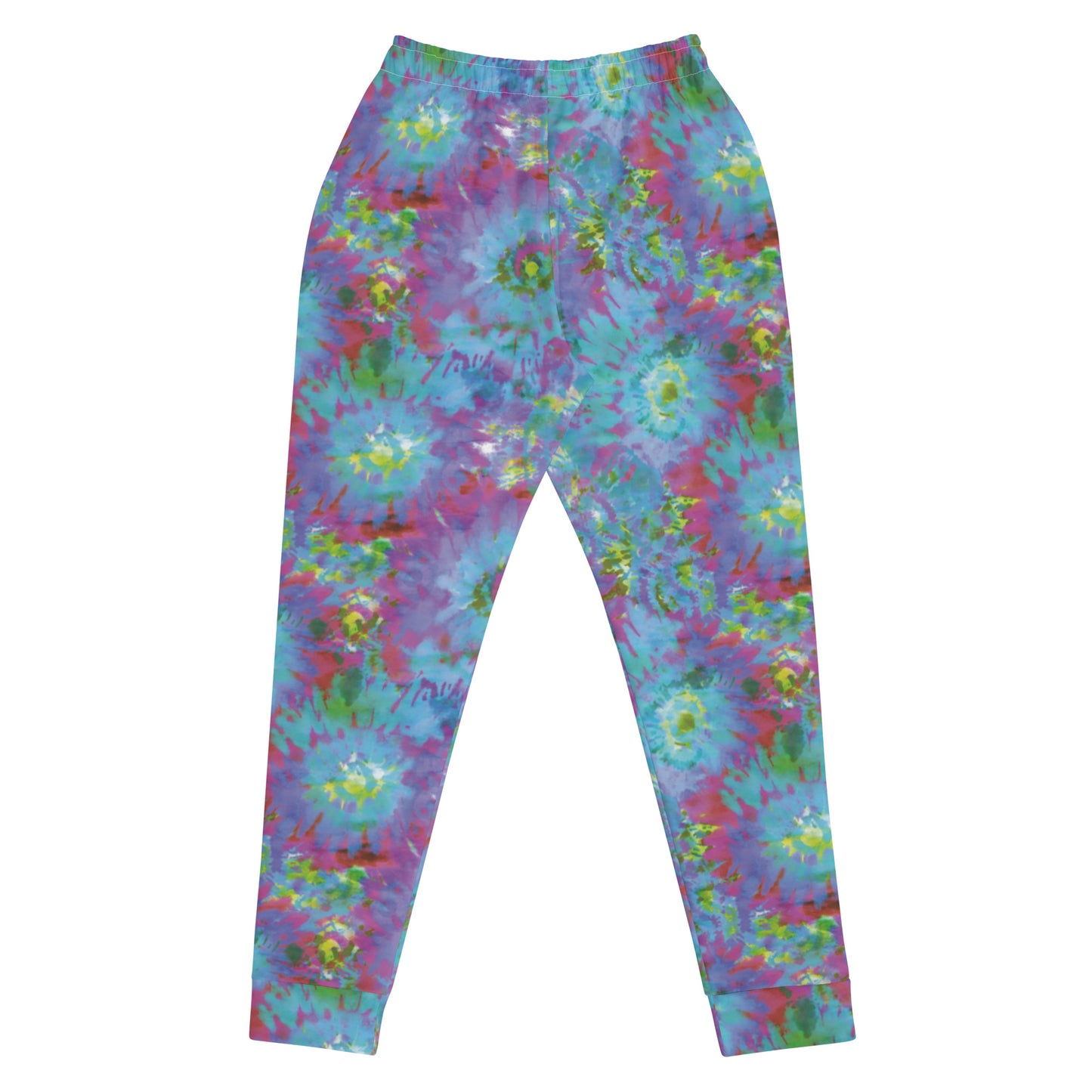 Multicolored Tie Dye Print Women's Joggers