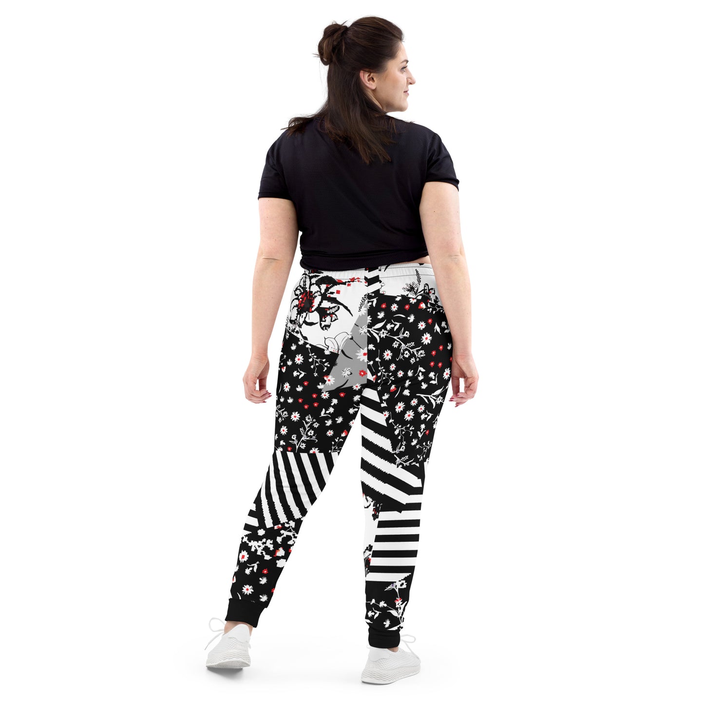 Floral and Stripe Women's Joggers