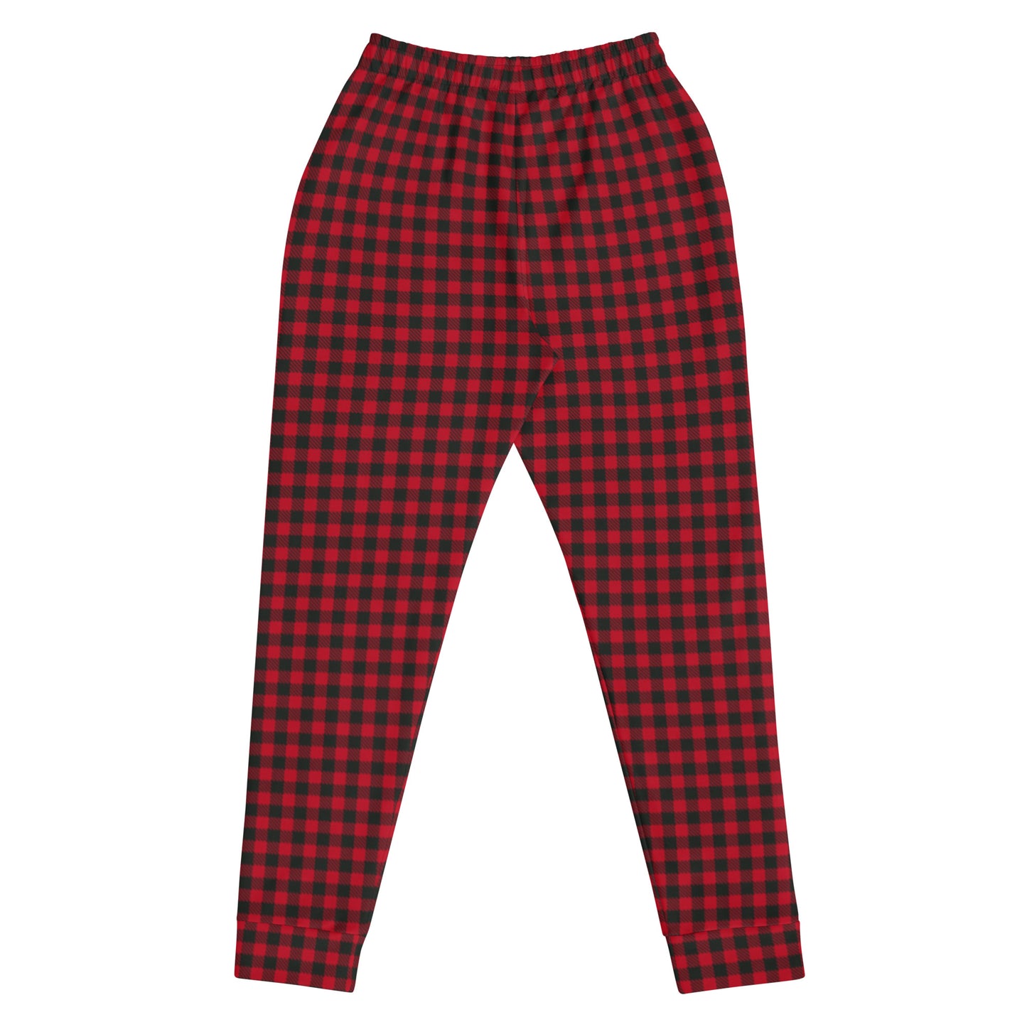 Red Plaid Women's Joggers