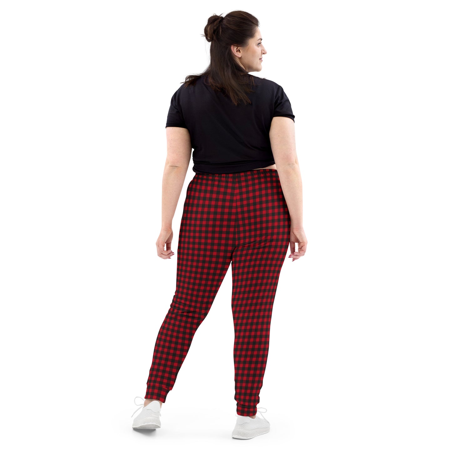 Red Plaid Women's Joggers