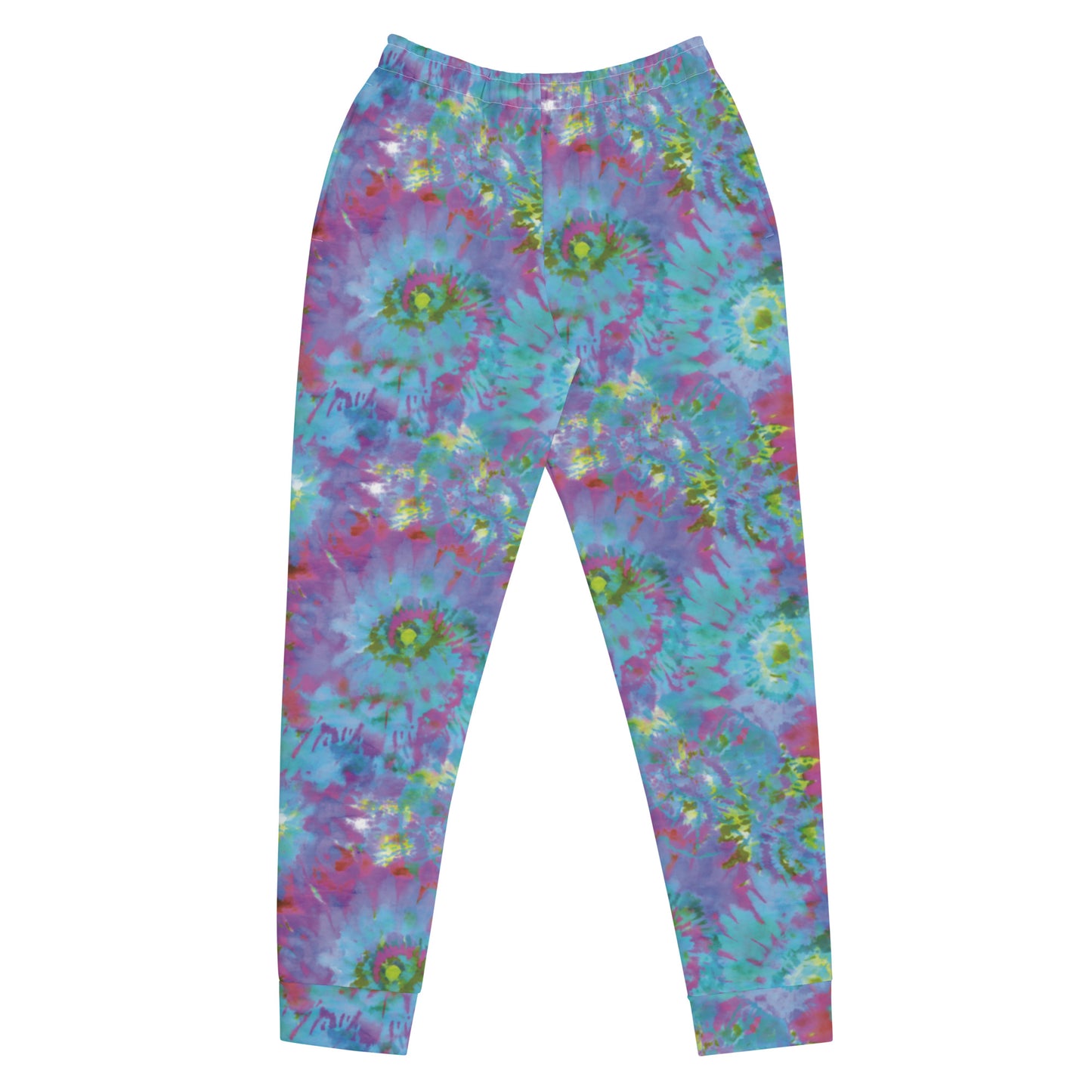 Multicolored Tie Dye Print Women's Joggers