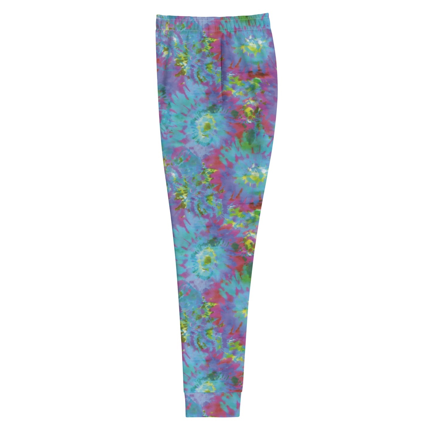 Multicolored Tie Dye Print Women's Joggers