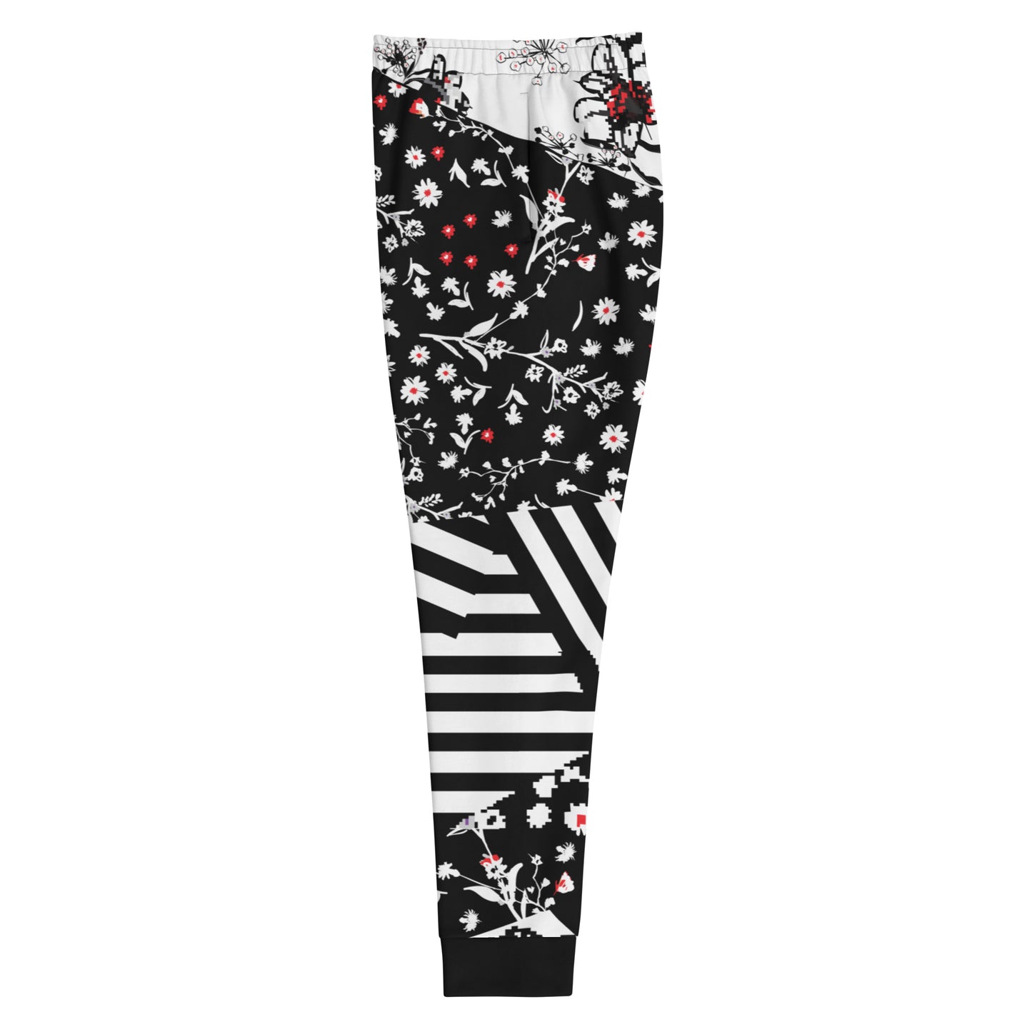 Floral and Stripe Women's Joggers