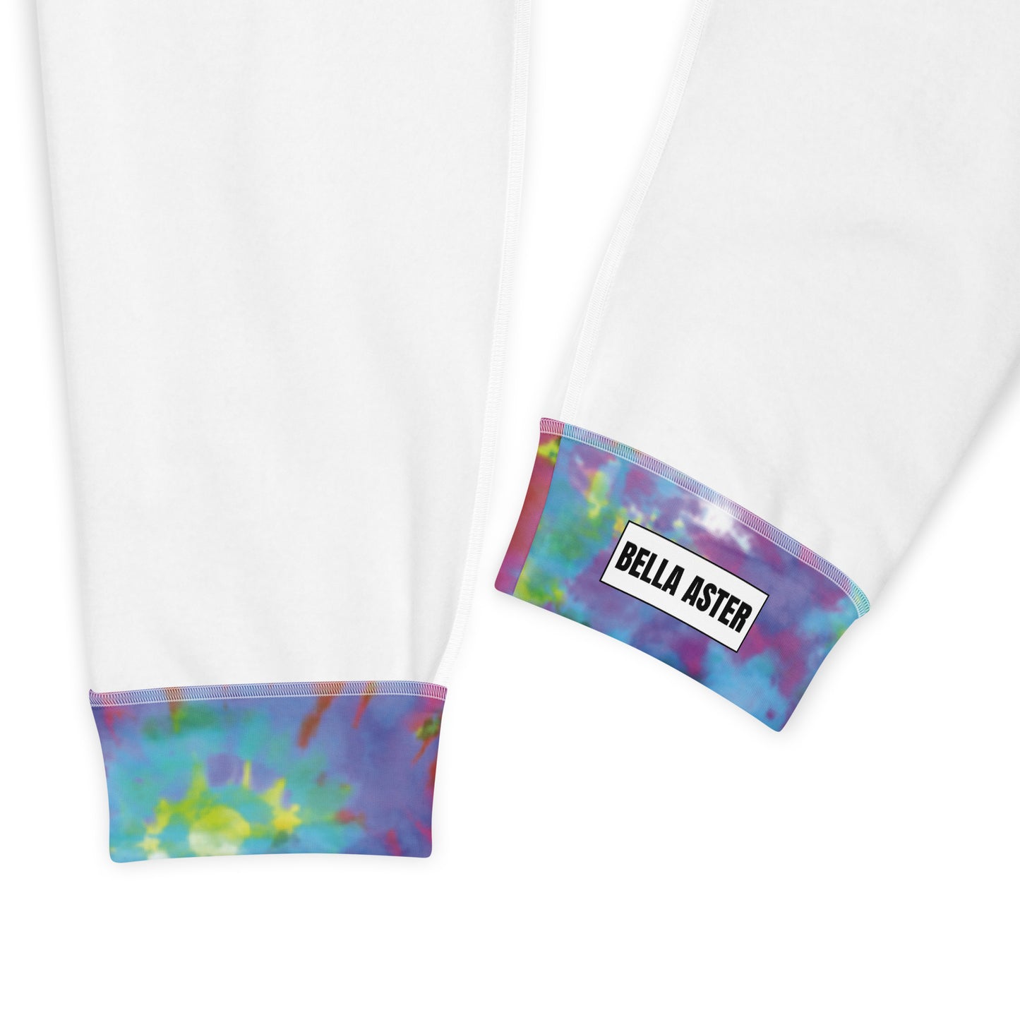 Multicolored Tie Dye Print Women's Joggers